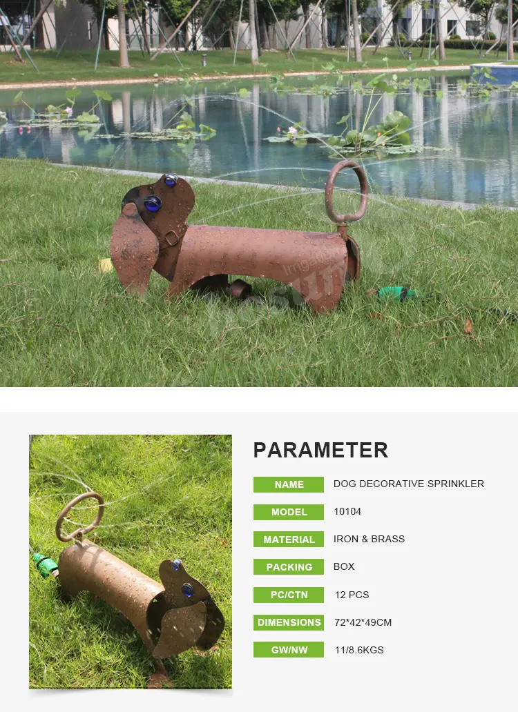 Garden Supplies Dog Decorative Sprinkler