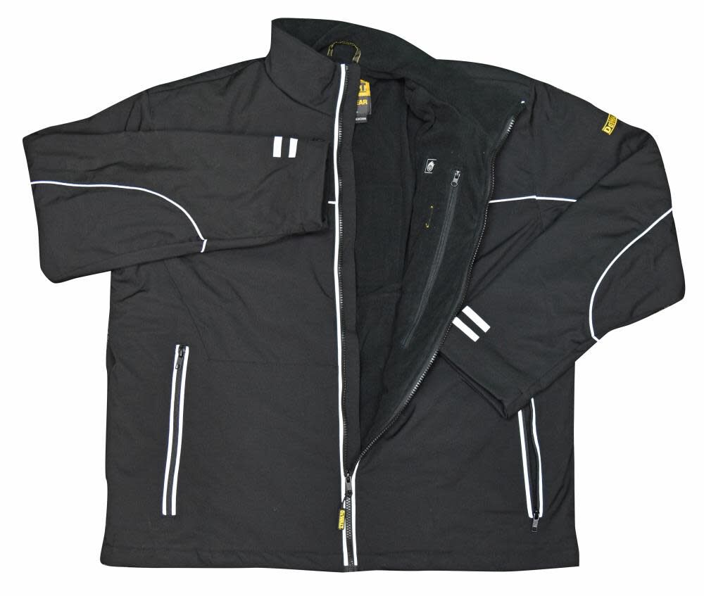 DEWALT Unisex Lightweight Heated Kit Soft Shell Black Work Jacket Large DCHJ072D1-L from DEWALT