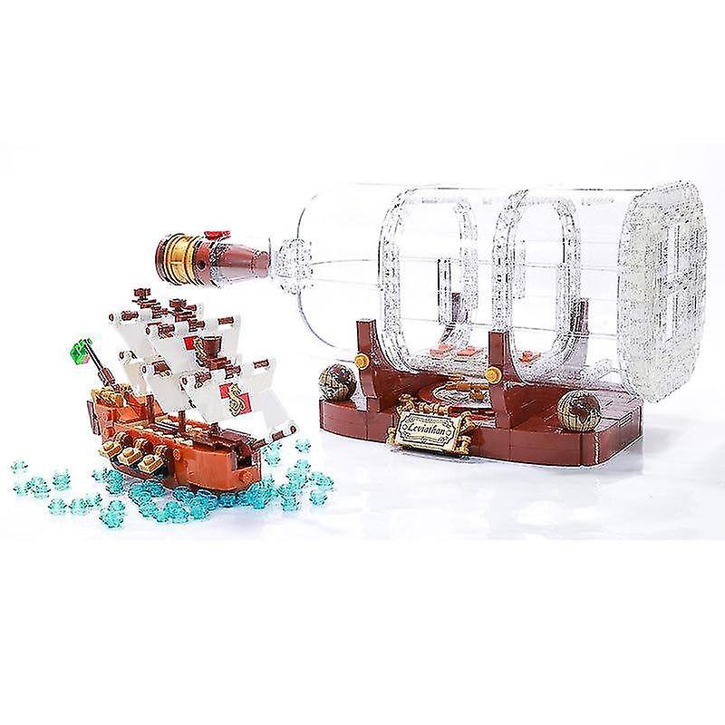 Naiwang Creative Bottle Boats Building Kits， Model Boats， Collectible Display Sets， And Adult Toys