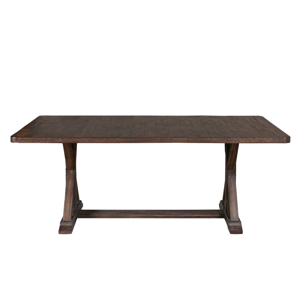 Sawmill Trestle Dining Table   42\