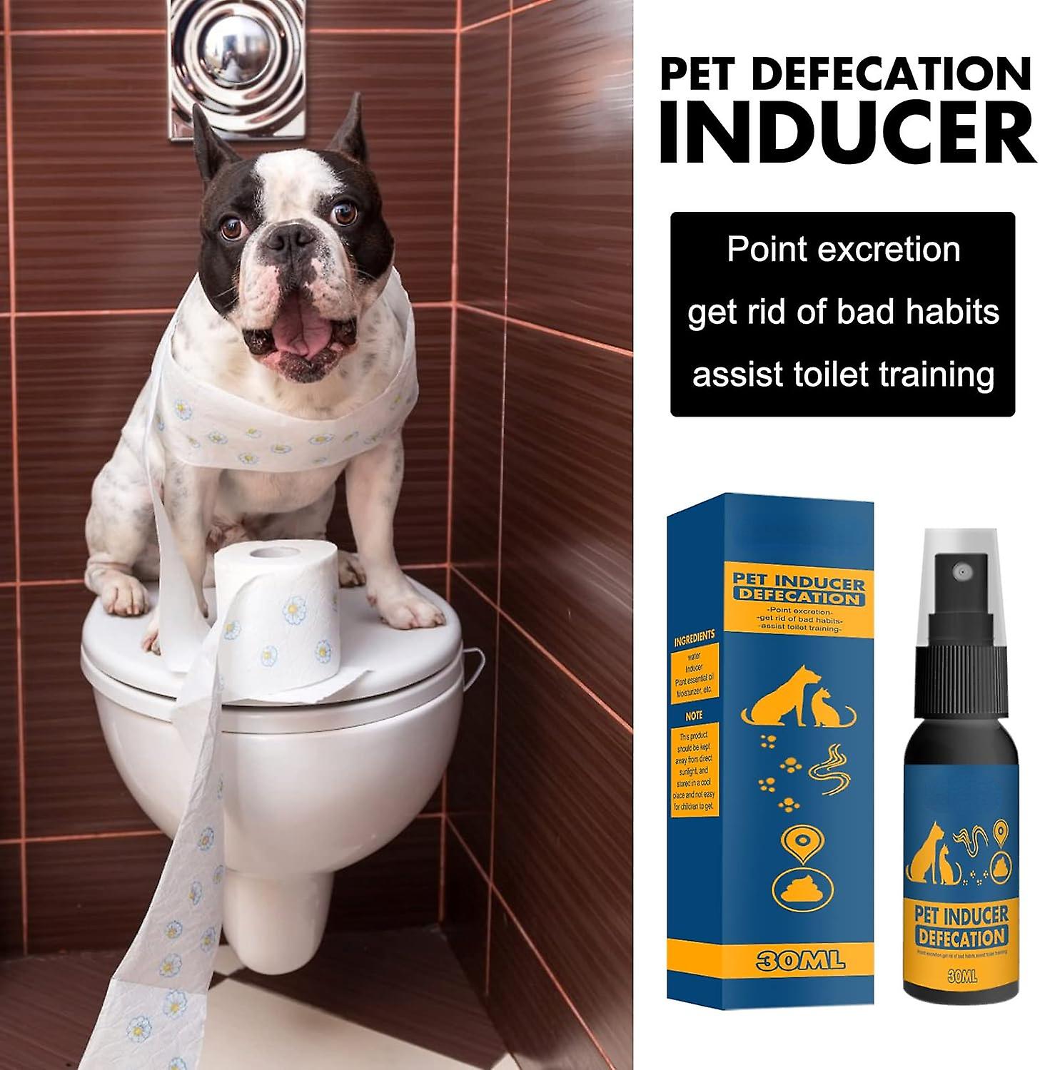 30ml Pet Positioning Defecation Inducer Spray Cat Dogs Toilet Training Potty Training Spray Pet Defecation Inducer