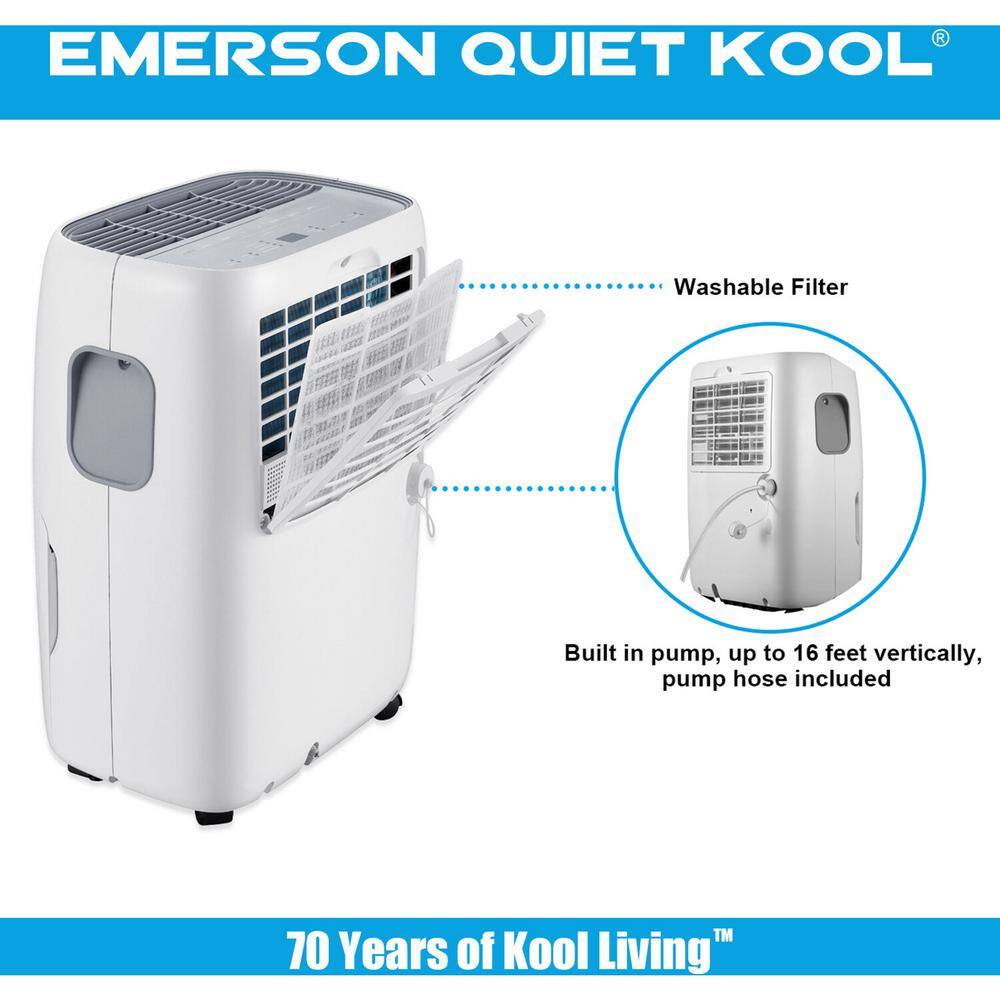 EQK 40Pint Smart Dehumidifier with BuiltIn Vertical Pump