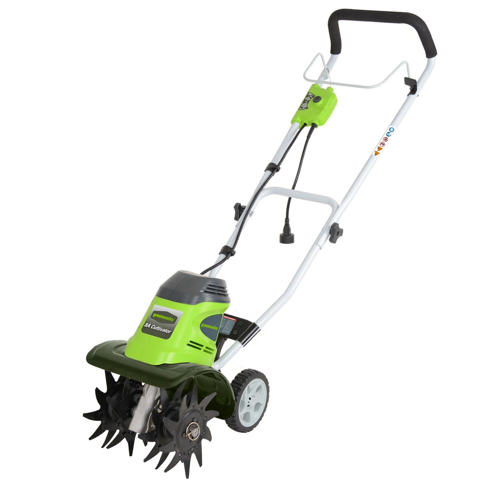 8 Amp 10-Inch Corded Cultivator/Tiller | Greenworks Tools