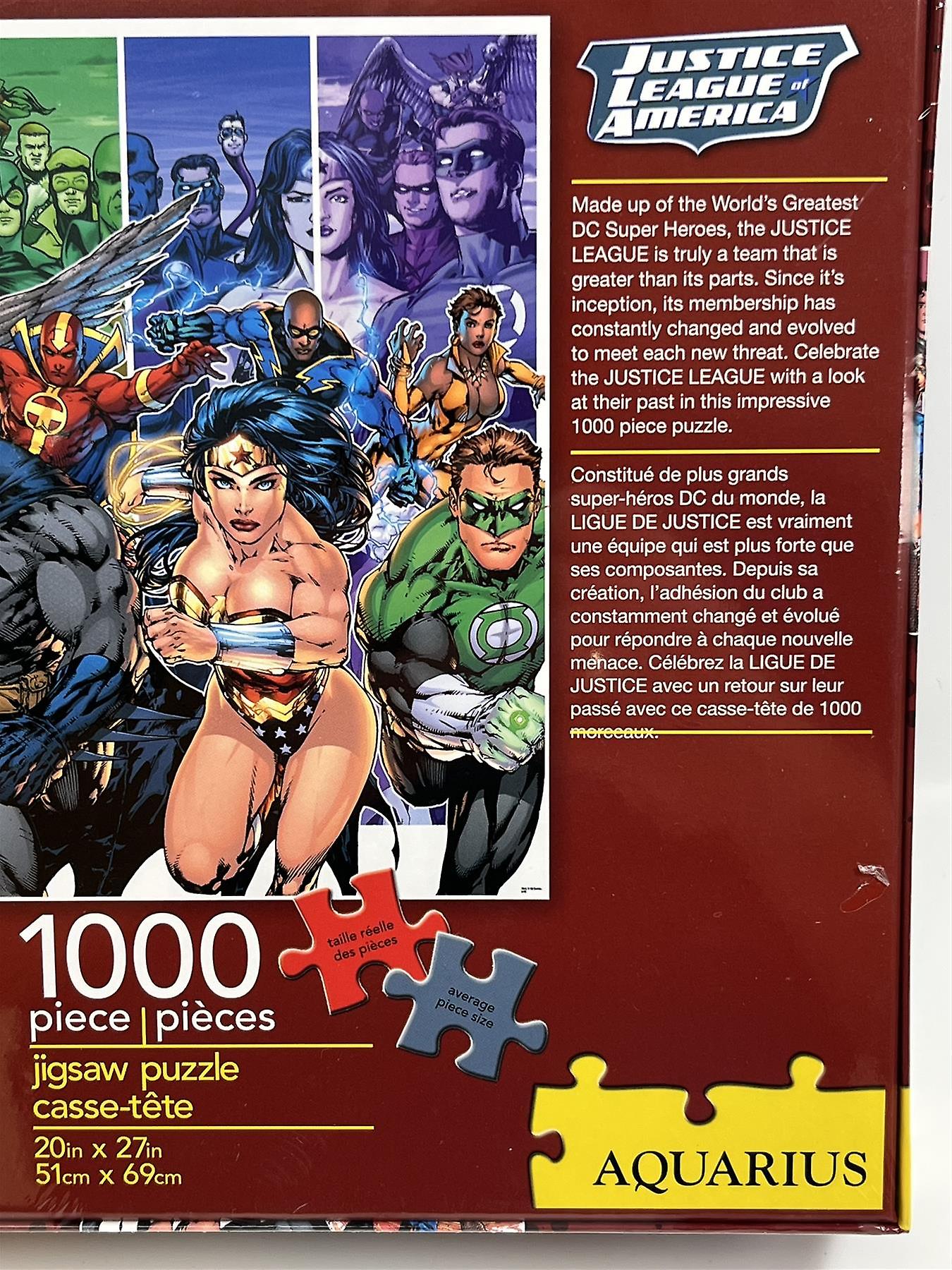 Justice League of America 1000 Piece Jigsaw Puzzle 20 Inch x 27 Inch