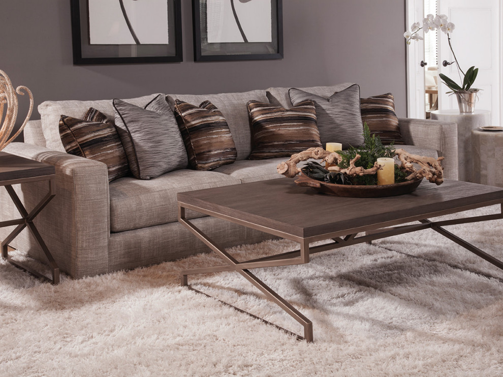 Edict Rectangular Cocktail Table   Transitional   Coffee Tables   by HedgeApple  Houzz