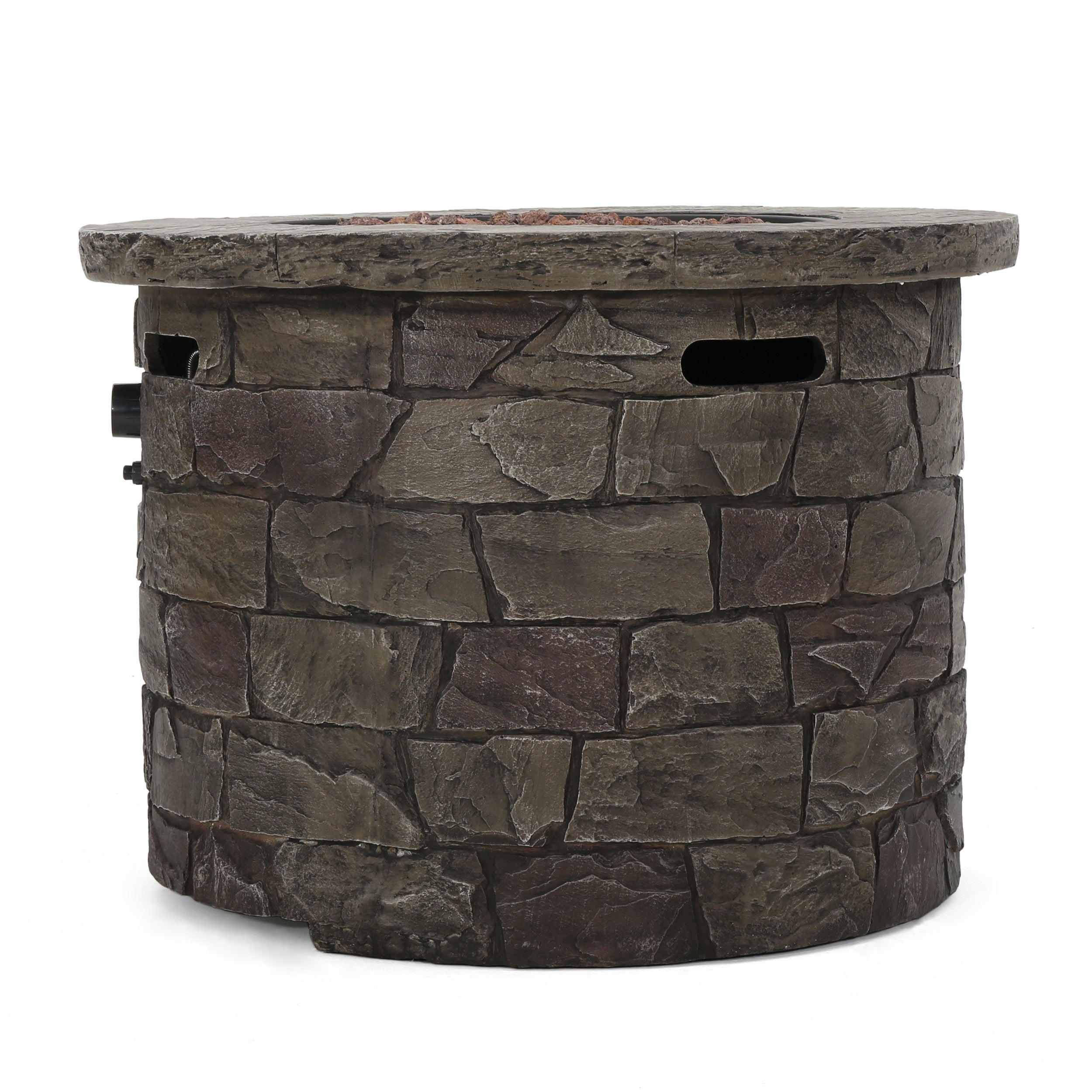 Stonecrest 40,000 BTU Propane Gas Firepit (Round)