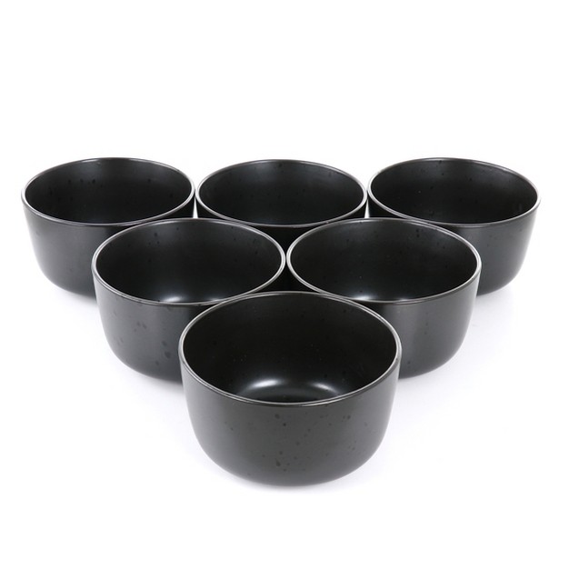 Gibson Mio 6 Piece Stoneware 5 5 Inch Bowls