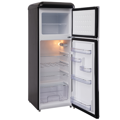 Marathon ERR82BL1 Epic 75 cuft Black Retro Top Mount Refrigerator