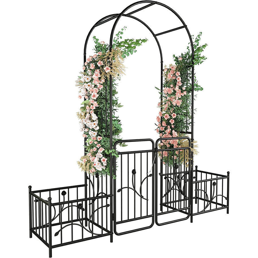 Metal Garden Arbor Decorative Wedding Archway Climbing Plants Trellis