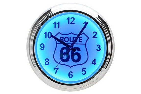 CHH 8160B Route 66 LED Wall Clock