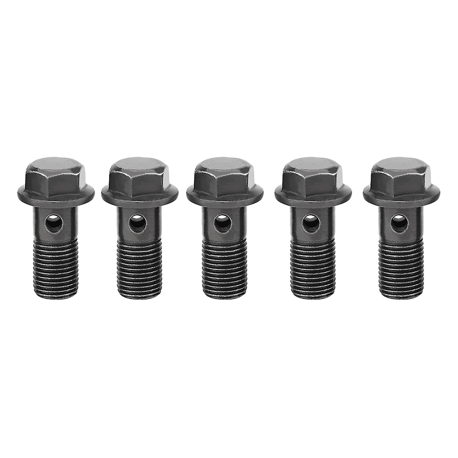 5pcs Motorcycle Banjo Bolts and Washers For Brake Caliper Master Cylinder M10 X1.0mm