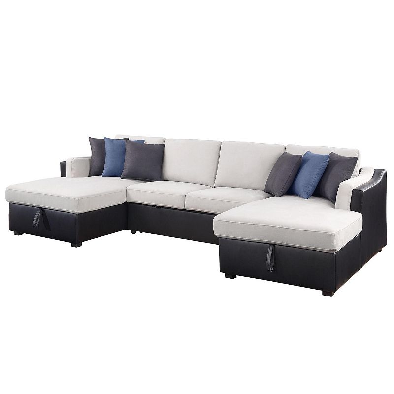 F.c Design Sectional Sofa With Sleeper