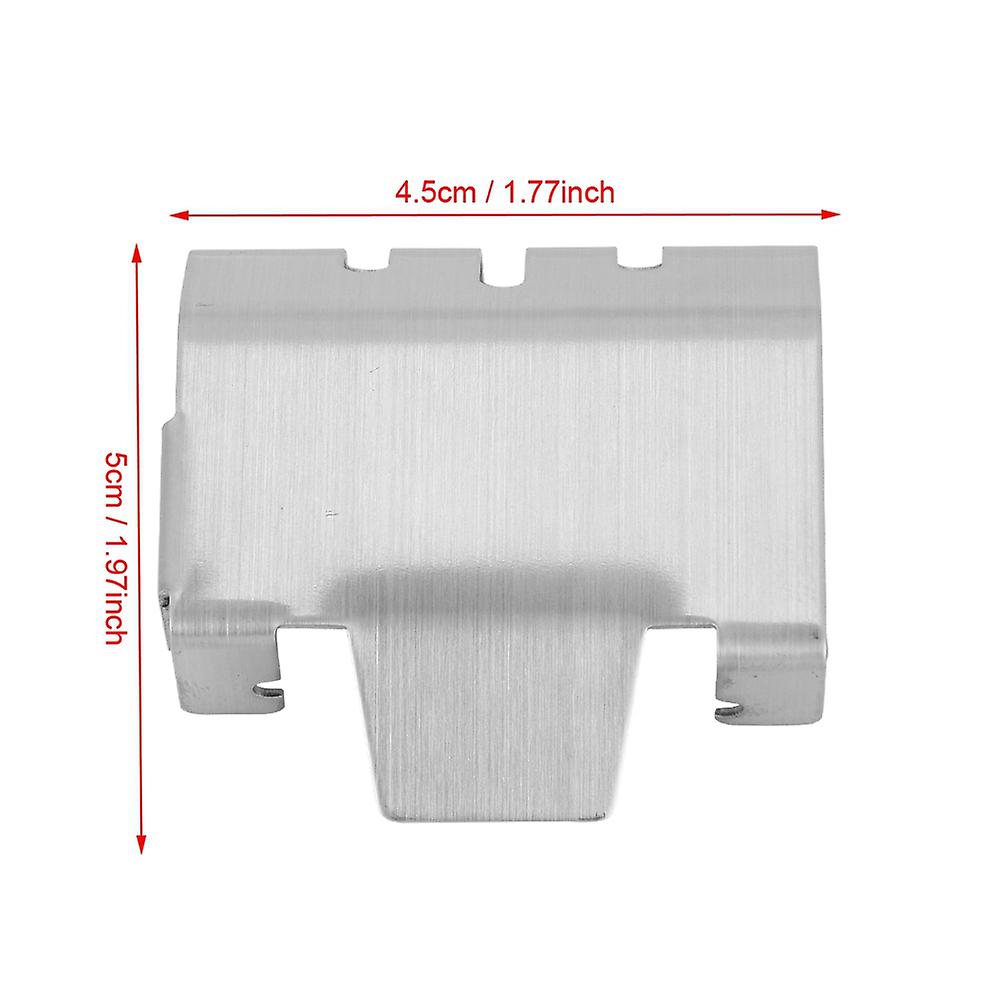 2pcs Stainless Metal Front Rear Axle Protective Guard Plate For Traxxas Trx-4 1/10 Rc Crawler