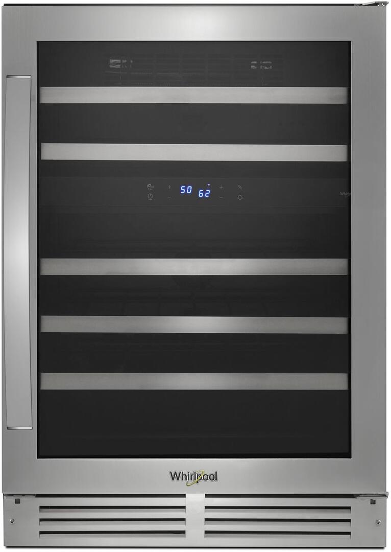 Whirlpool WUW55X24HS 24 Inch Stainless Steel Wine Cooler