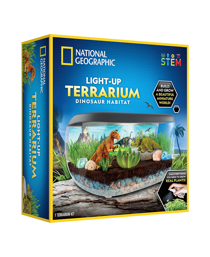 National Geographic Light Up Terrarium- Dinosaur Habitat