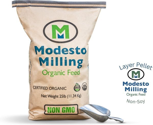 Modesto Milling Organic， Non-Soy Layer Pellets Poultry Feed