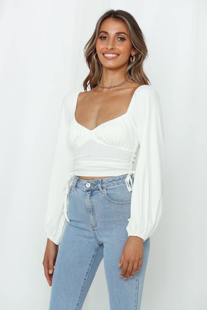 Live Wire Crop White