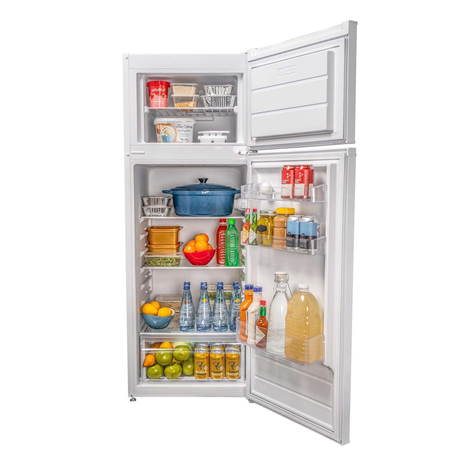 Danby 7.4 ft White Stainless Steel Refrigerator 145 W