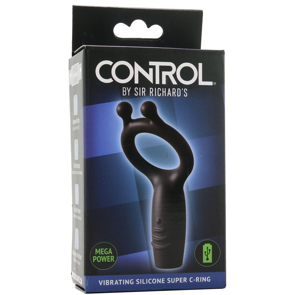 Control Vibrating Silicone Mega Power Super C-Ring