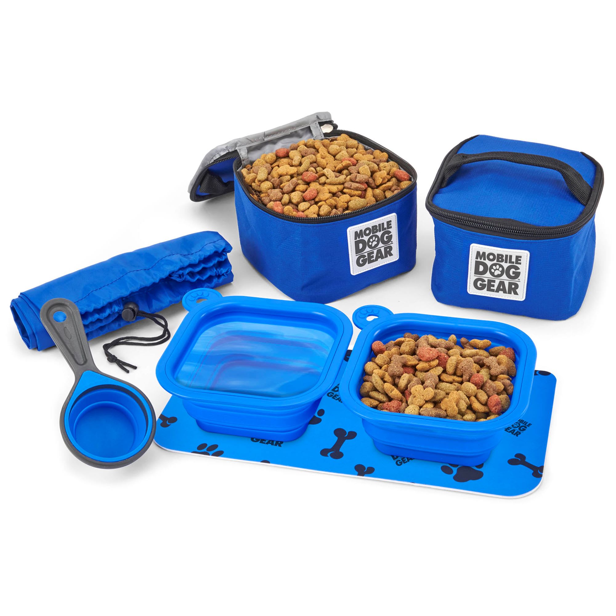 Mobile Dog Gear Royal Blue Dine Away Bag， Small