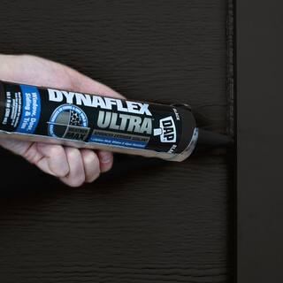 DAP DYNAFLEX ULTRA 10.1 oz. Black Advanced Exterior Window Door and Siding Sealant 18220