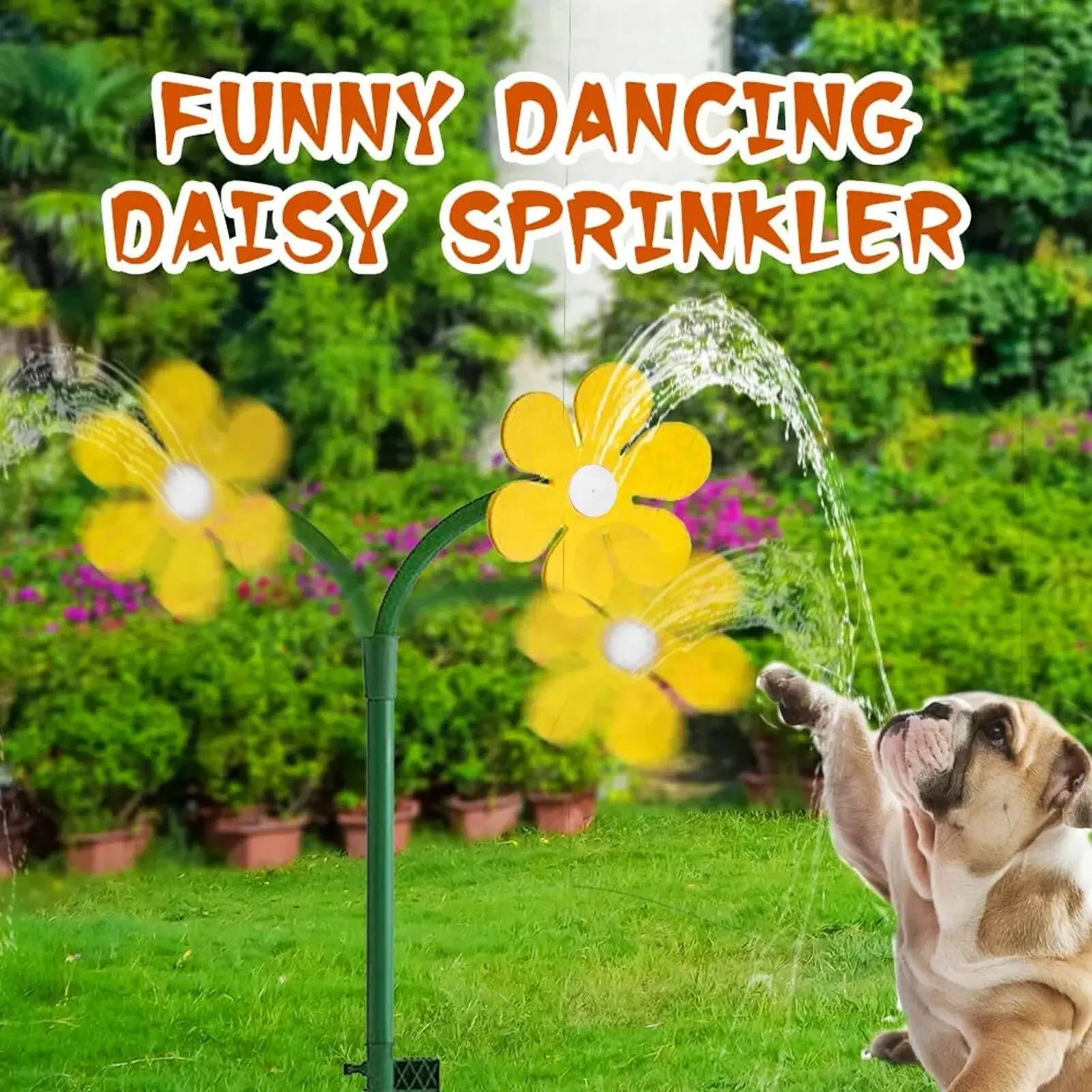 Titans Factory supply  top seller Plastic Dancing Sprinkler Flower Sprinkler