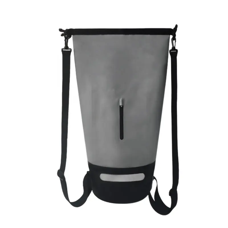 hounuo custom size outdoor pvc dry 25l waterproof bag with 2 strap for hiking