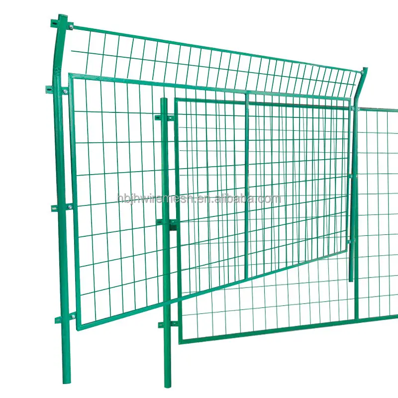 Perimeter Fencing Easily Assembled 3d Bending Curved Welded Steel Wire Mesh Jardin Panel Fencing Garden Fencing Buildings