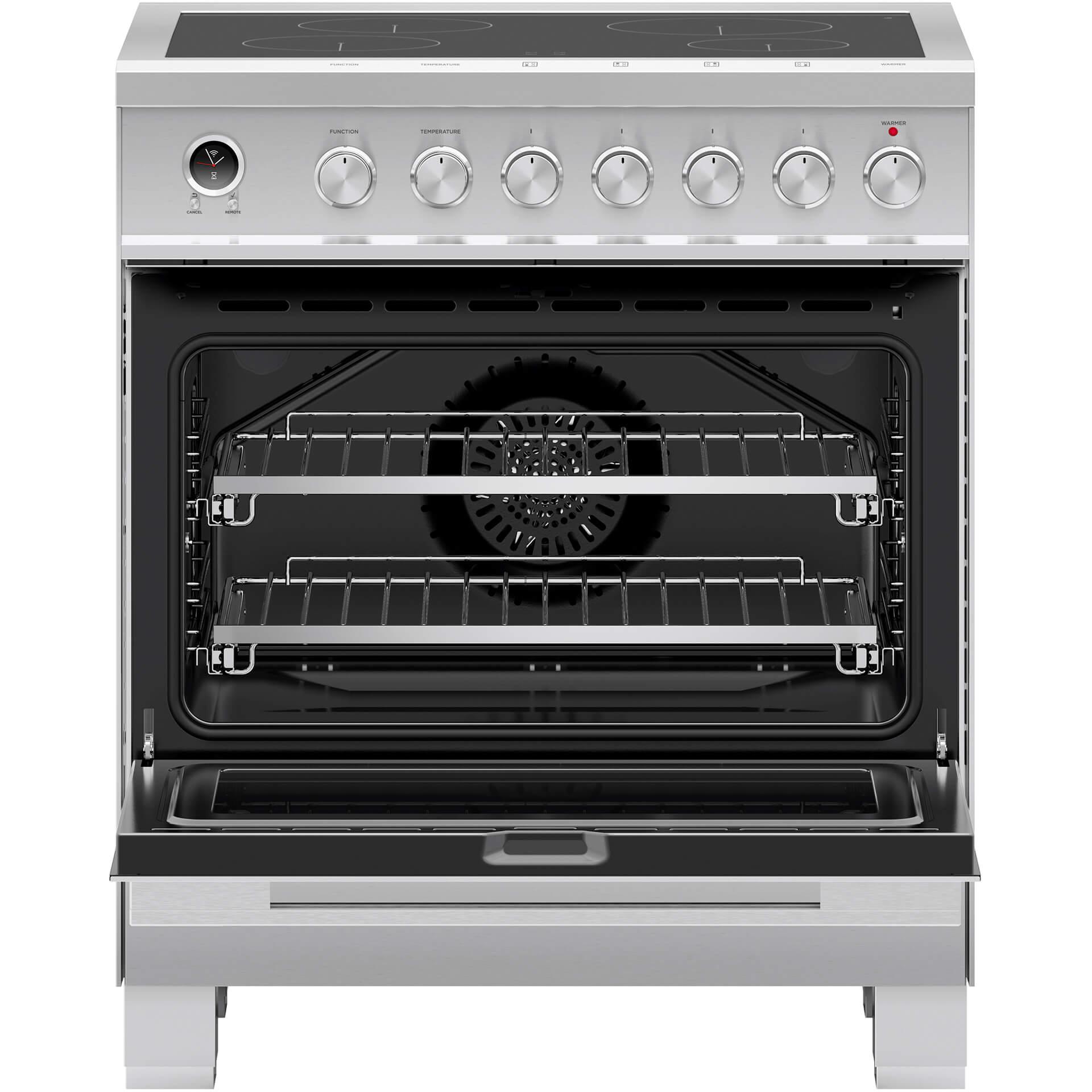 Fisher & Paykel 30-inch Freestanding Electric Induction Range with Self-Cleaning Oven OR30SDI6X1