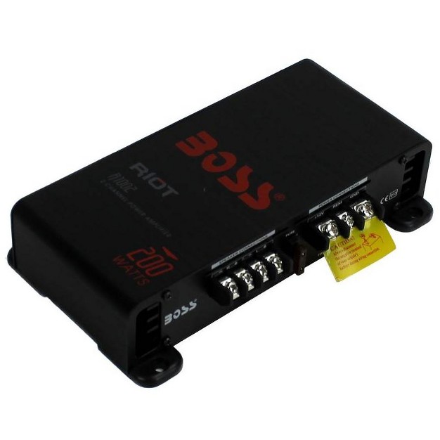 Boss R1002 200w 2 channel Riot Car Audio High Power Amplifier Amp 200 Watts