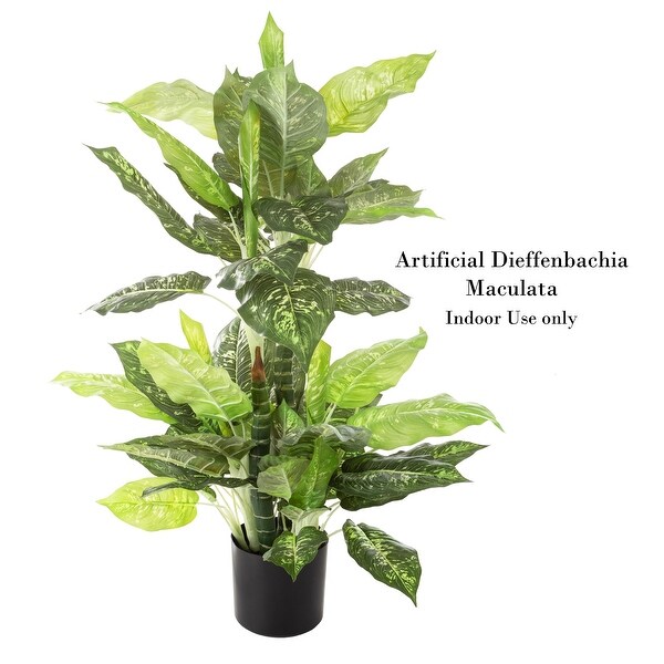 Artificial Dieffenbachia Floor Plant，40Inch