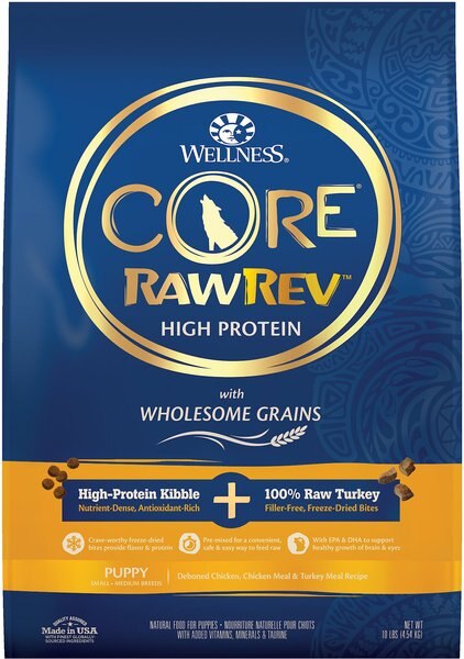 Wellness CORE RawRev Wholesome Grains Puppy Recipe High Protein Dry Dog Food