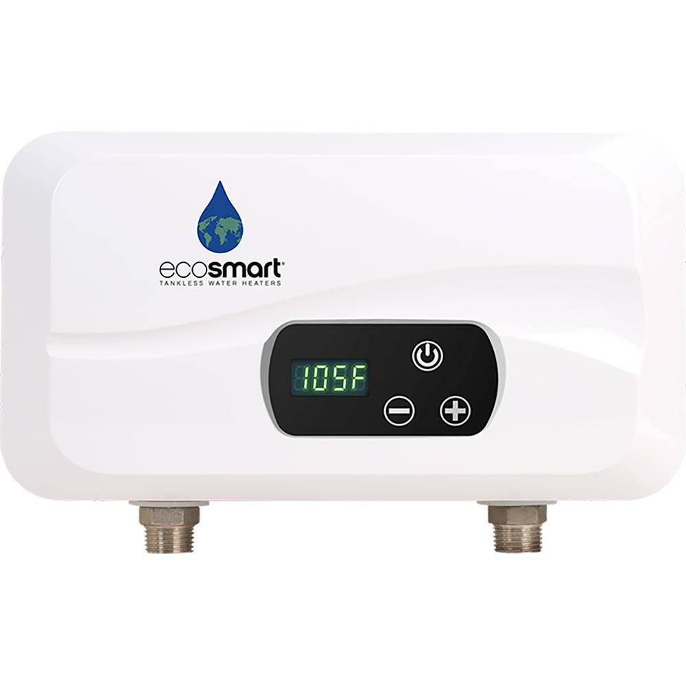 EcoSmart POU 6T Point-of-Use Temperature Controlled Tankless Electric Water Heater 6.5 kW 240 V POU 6T