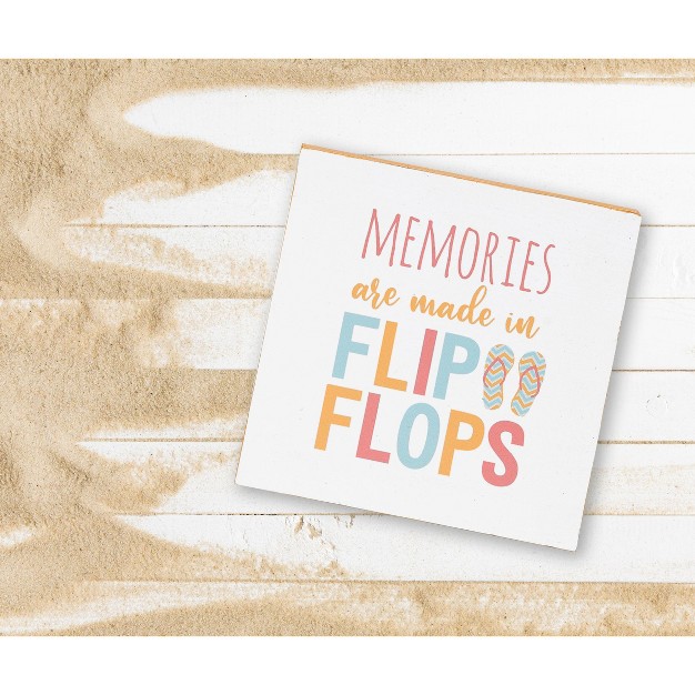 C amp f Home Memories Flip Flops Shelf Block