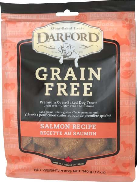 Darford Grain-Free Baked Salmon Recipe with Mixed Vegetables Dog Treats