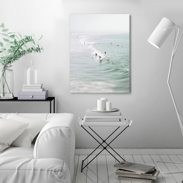 Americanflat Coastal Santa Monica Beach By Tanya Shumkina Wrapped Canvas