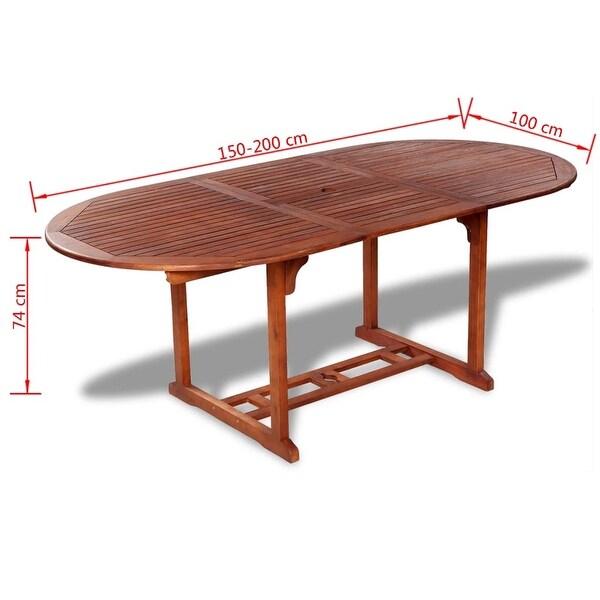 vidaXL Patio Table 78.7