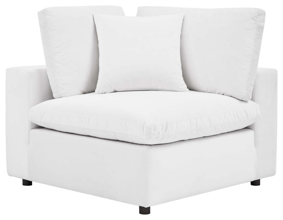 Sectional Sofa Set  Velvet  Brown  Modern  Living Lounge Hotel Lobby Hospitality   Traditional   Sectional Sofas   by House Bound  Houzz