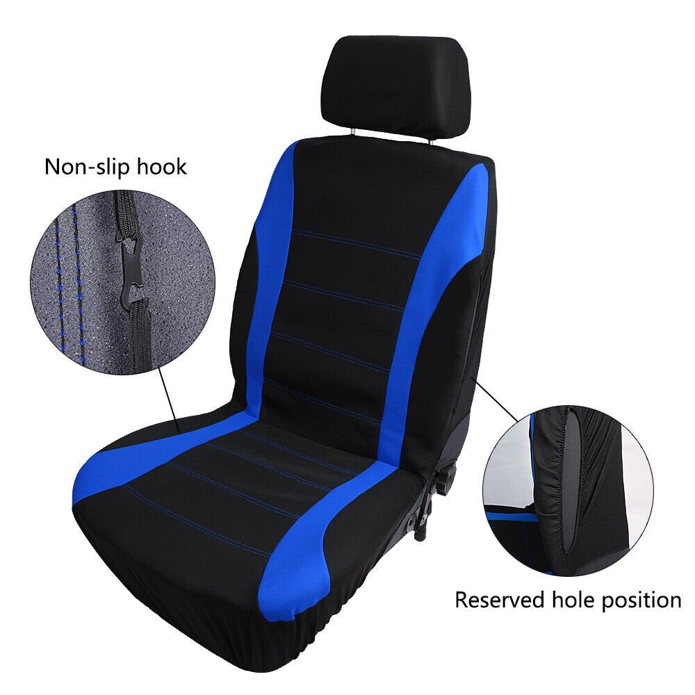 Universal Car Seat Covers Full Set 5 Seat， Front and Rear Bench Seat Cover for Cars Trucks SUV