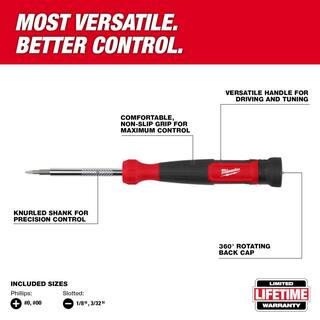 MW 4-in-1 Precision Multi-Bit Screwdriver 48-22-2930