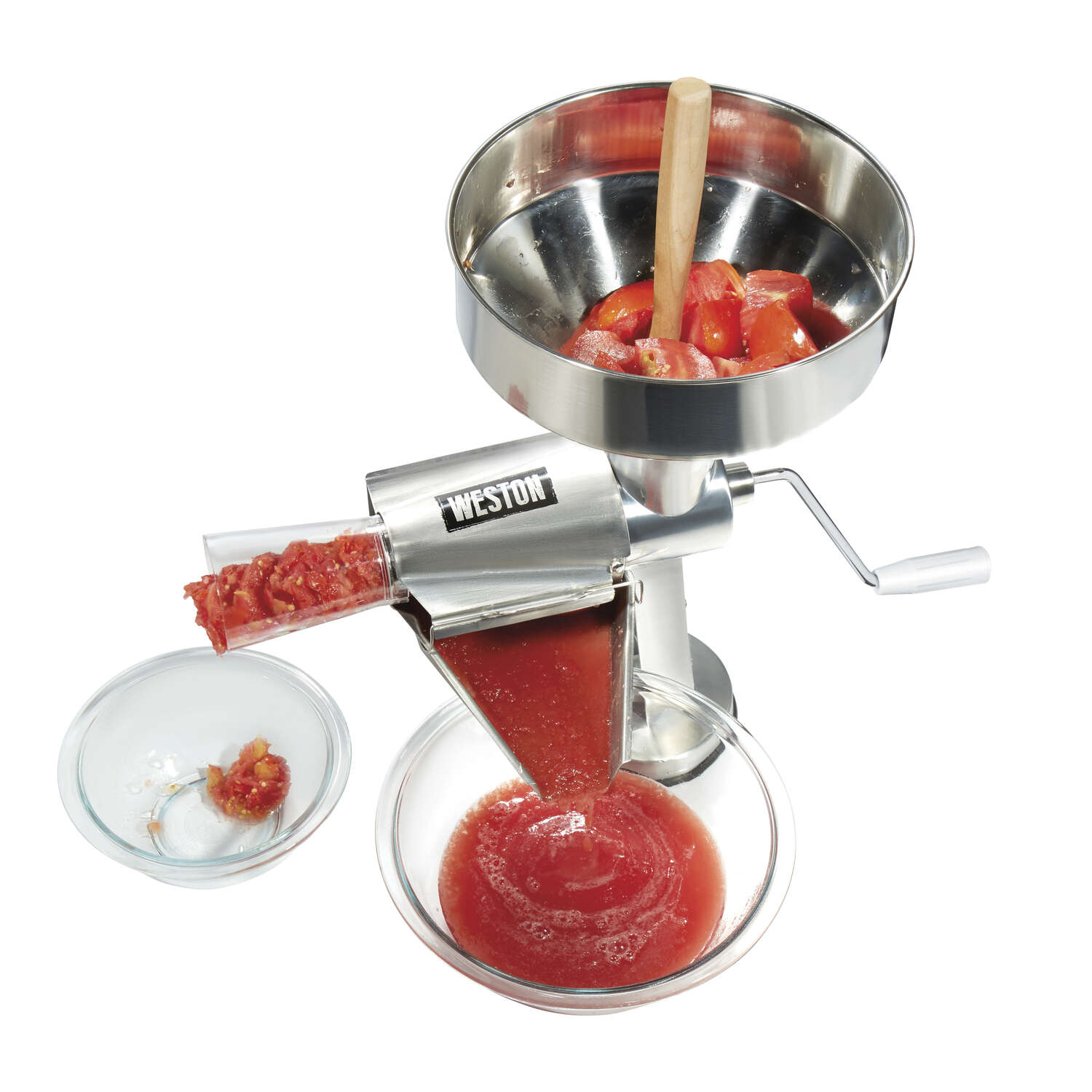 Weston Silver Stainless Steel 128 oz Tomato Strainer