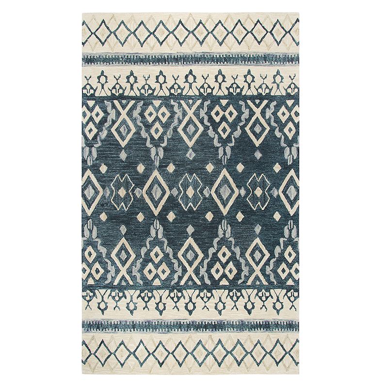 Rizzy Home Opulent Transitional Tribal Geometric Rug