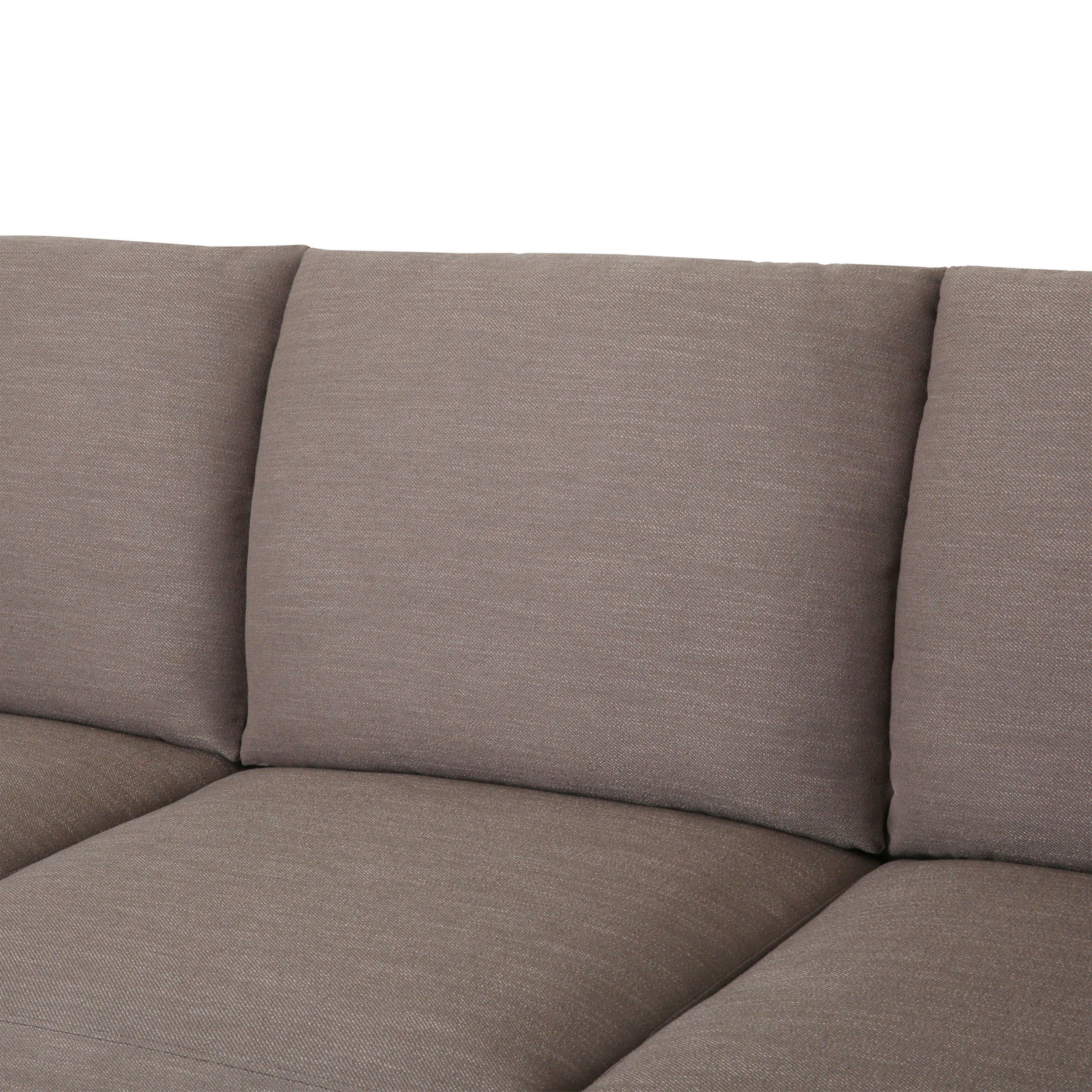 Zoha Modern Fabric 3 Seater Sofa