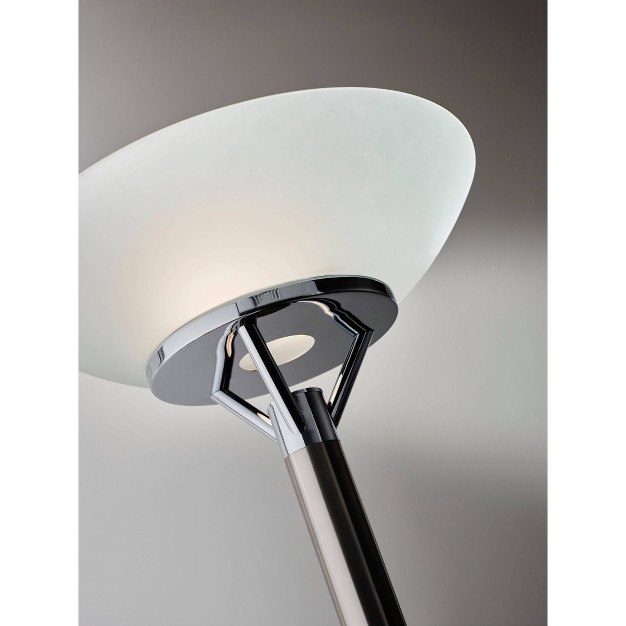 Expo Floor Lamp Silver Adesso