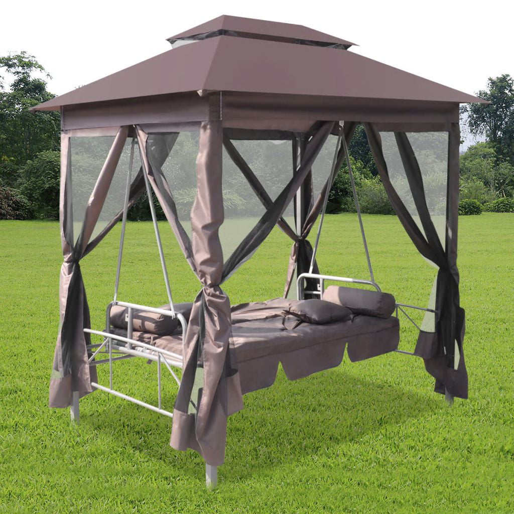 Gazebo Swing Chair Coffee