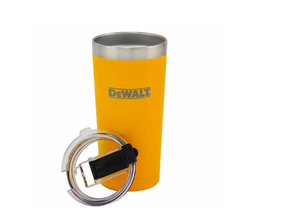 DEWALT 20 Oz. Yellow Powder Coated Tumbler DXC20OZTYS from DEWALT