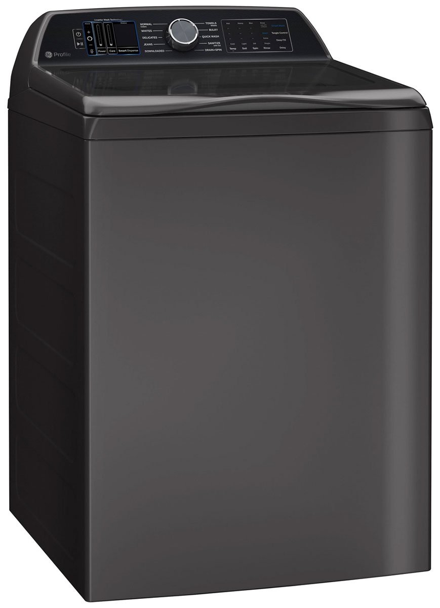 GE Profile 5.4 Cu. Ft. Diamond Gray Washer With Smarter Wash Technology And FlexDispense