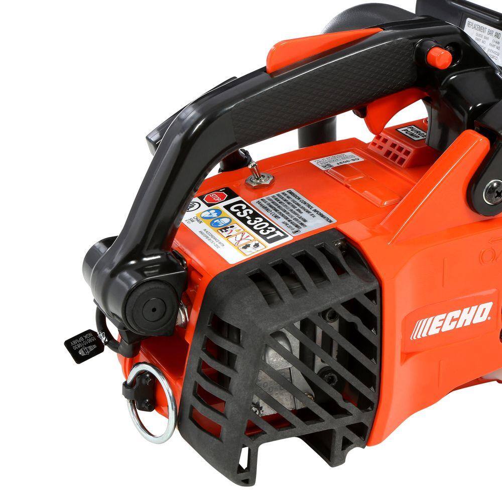 ECHO 12 in. 30.1 cc Gas 2-Stroke Top Handle Chainsaw CS-303T-12