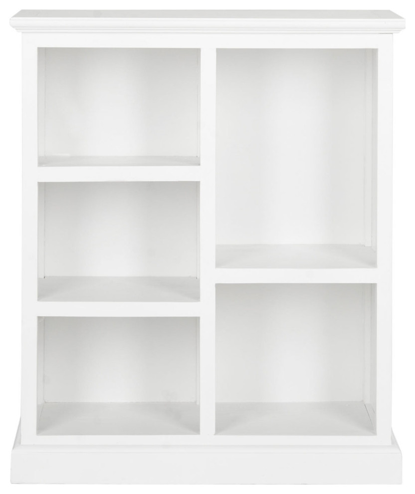 Elara Bookcase White   Transitional   Bookcases   by AED Luxury Home Decor  Houzz