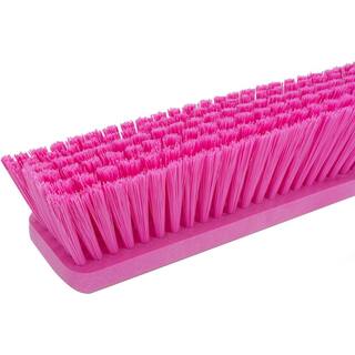 CFS Brands Sparta 18 in. Pink Polypropylene Omni Sweep Push Broom Head (12-Pack) 41890EC26